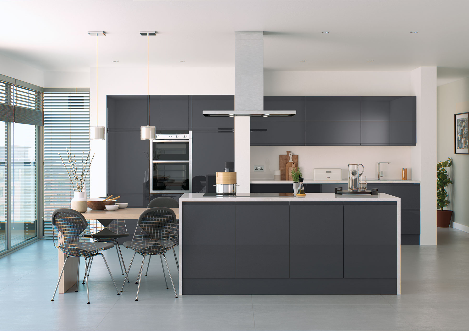 Lucente Gloss kitchen range