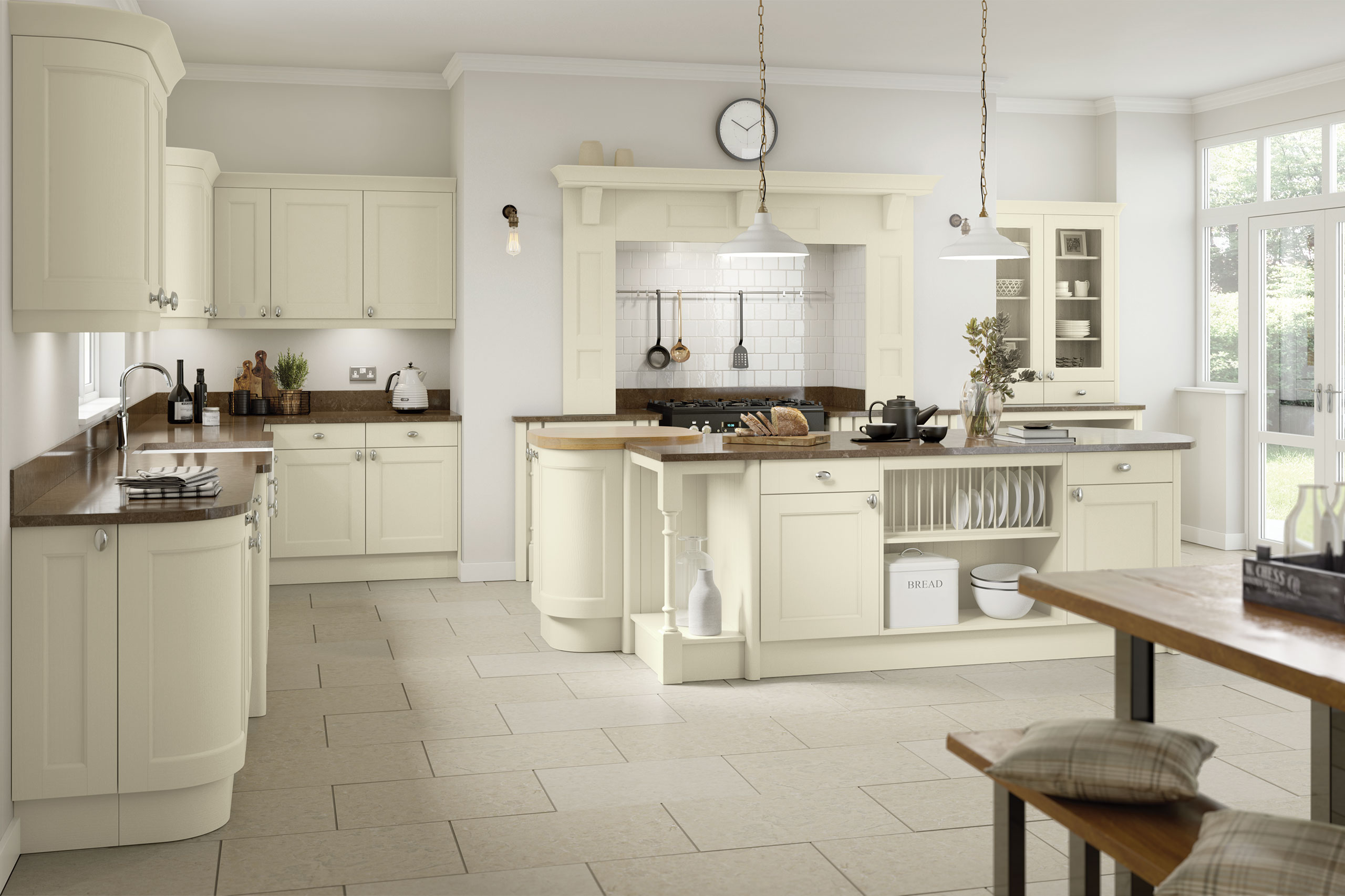 Patterned Tiles - Qantu Kitchens and Worktops