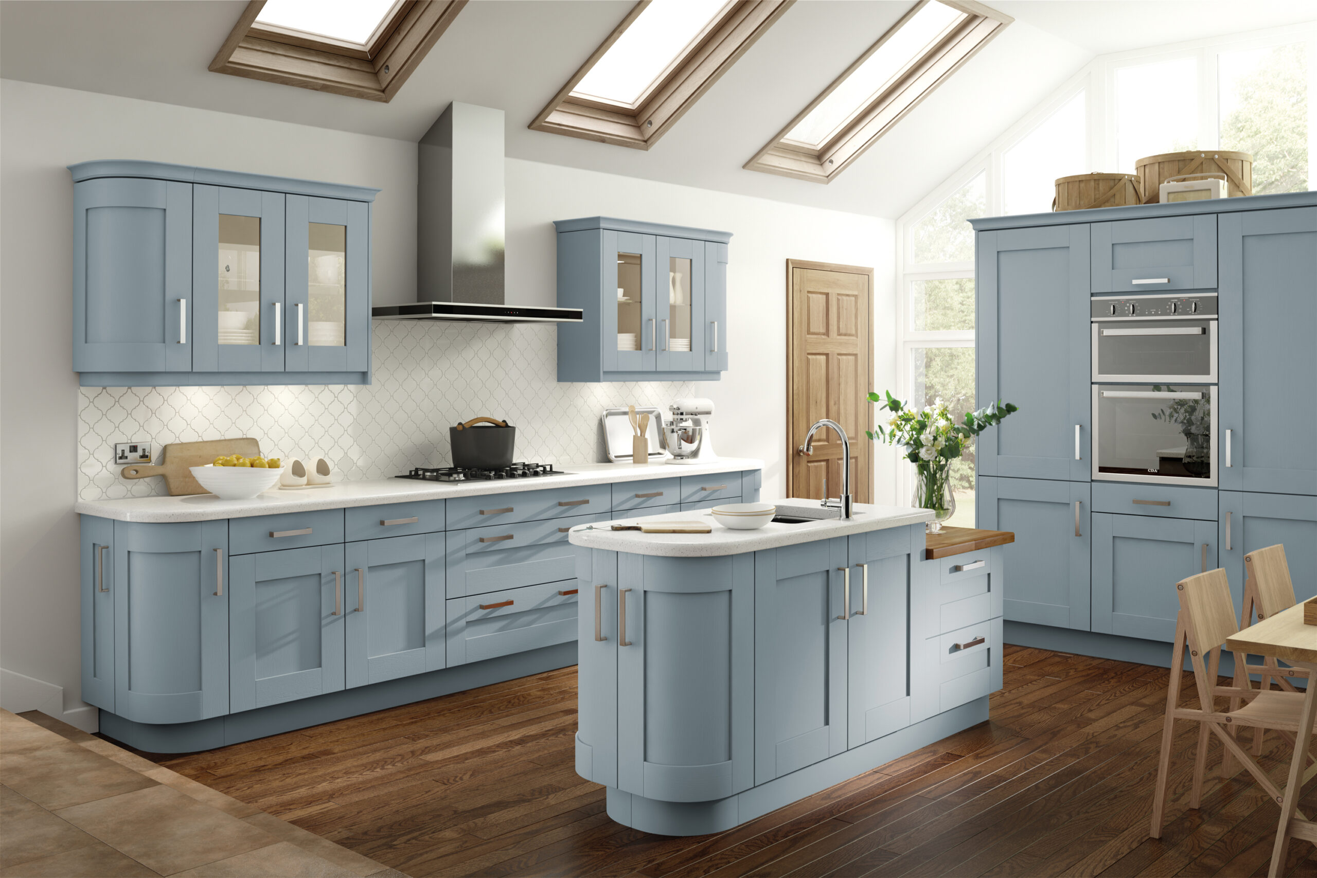 Painted Qantu kitchen