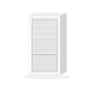 600 mm Low Fridge Freezer Housing Type C (1825H) — visualisation; appliance not included; configuration unverified