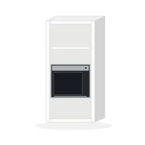 600 mm Med Oven Housing Type A (1970 H) — visualisation; appliance not included; configuration unverified