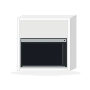600 mm Oven & MW Housing (285 mm H drw) 720 mm H — visualisation; appliance not included; configuration unverified