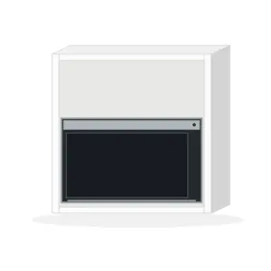 600 mm Oven & MW Housing (working drw) 720 mm H — visualisation; appliance not included; configuration unverified