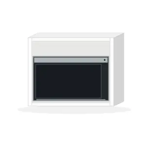 600 mm MW Housing (Low Wall 575 mm H) — visualisation; appliance not included; configuration unverified