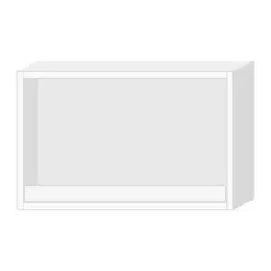 900mm Extractor Housing Wall Cabinet – 575mm High — conceptual cabinet illustration